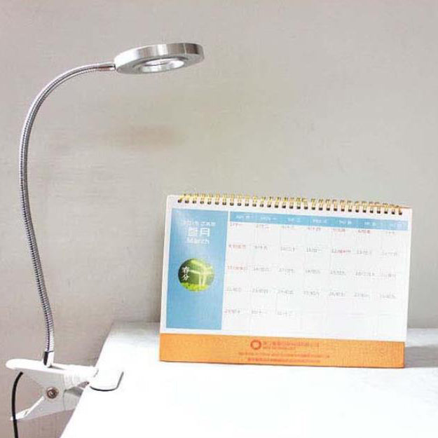 Vivolux | Kreative einfache USB Hose Knopf LED Lesen Clip Schreibtischlampe
