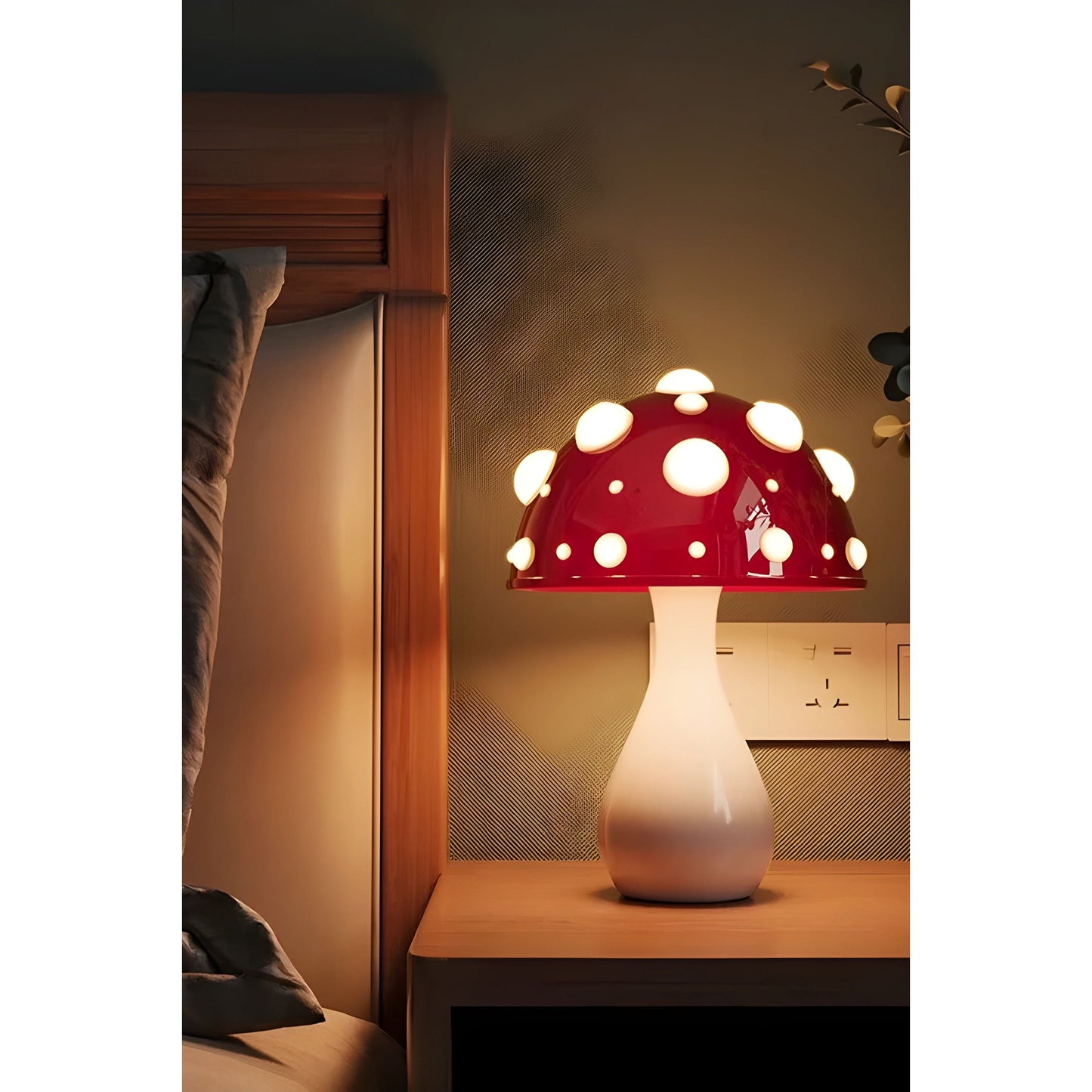 Vivolux | Lampe - Dekorative Pilz-Tischlampe