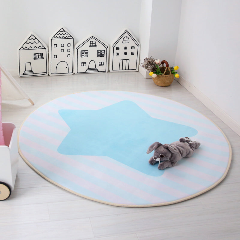 Vivolux | Uniek Multicolor Kinderen Stijl Tapijt Katoen Patroon Vloerkleed Huisdiervriendelijk Tapijt voor Speelkamer