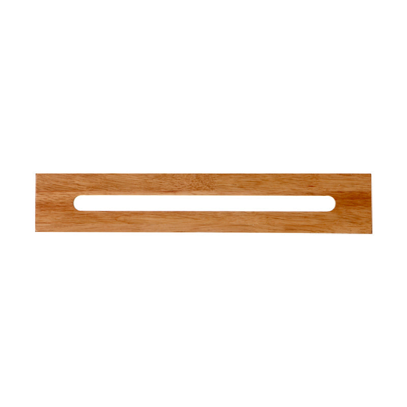 Vivolux | Rechthoekige Houten Wandlamp Modernistische Led Bruine Wandlamp Vanity Lichtarmatuur in Warm Licht, 14"/18"/21.5" Breed
