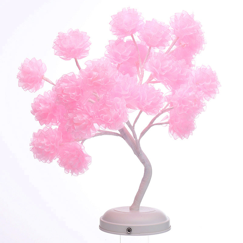 Vivolux | Boomvormige USB Tafel Lamp Kinderen Stijl Plastic Woonkamer LED Nachtkast Verlichting