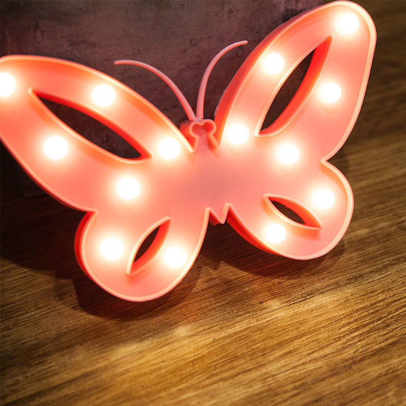 Vivolux | Diervormige Plastic Batterij Nachttafellamp Decoratieve Roze LED Tafellamp Ideeën voor Kinderkamer