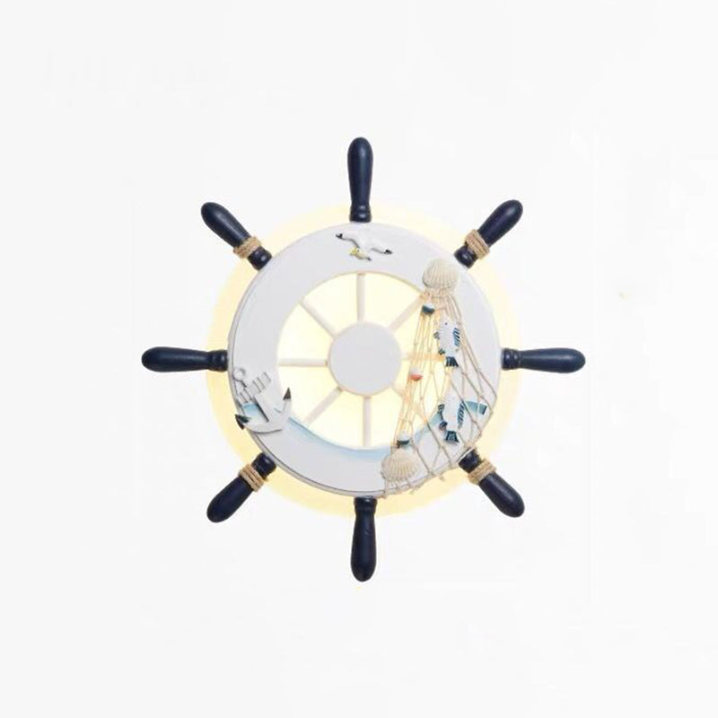 Vivolux | Schattierte Wandmontage Licht Kinder Acryl Kindergarten LED Wandleuchte in Weiß