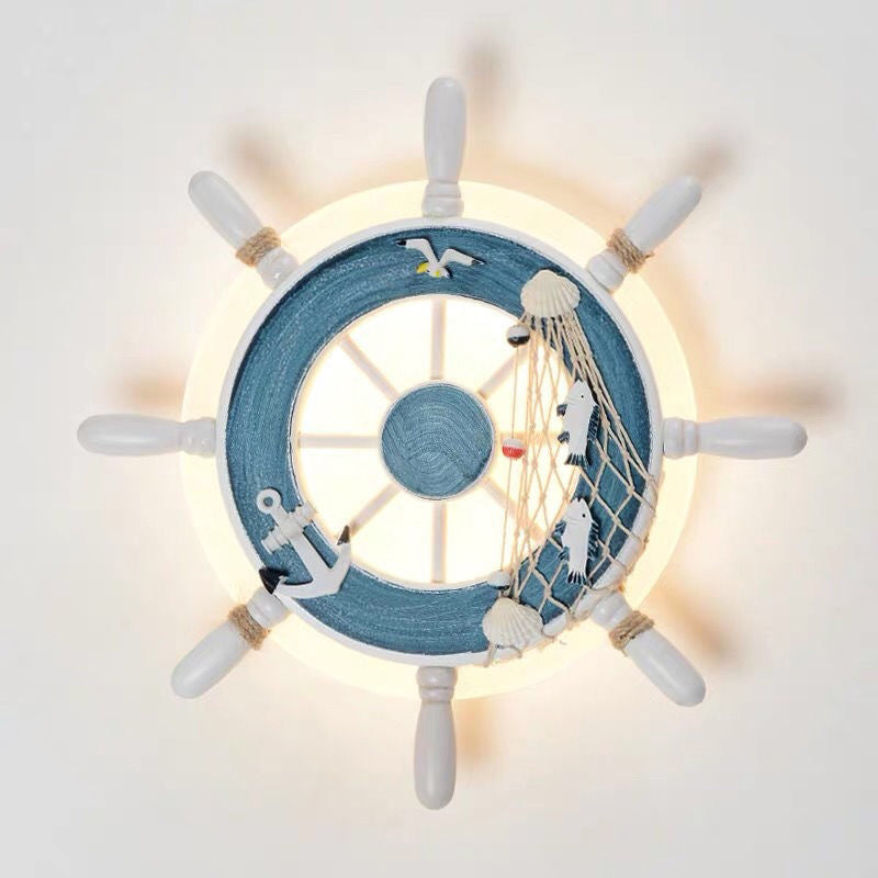 Vivolux | Schattierte Wandmontage Licht Kinder Acryl Kindergarten LED Wandleuchte in Weiß