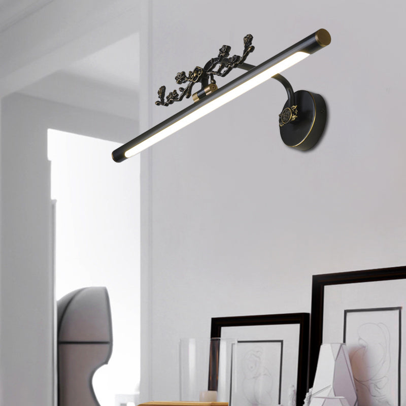 Vivolux | Verlengde Vanity Verlichting Traditionele 14"/18"/23" W LED Metalen Wandlamp voor Badkamer in Zwart/Antiek Messing