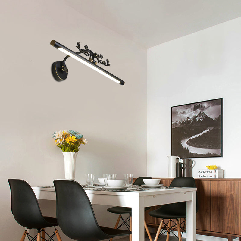 Vivolux | Verlengde Vanity Verlichting Traditionele 14"/18"/23" W LED Metalen Wandlamp voor Badkamer in Zwart/Antiek Messing