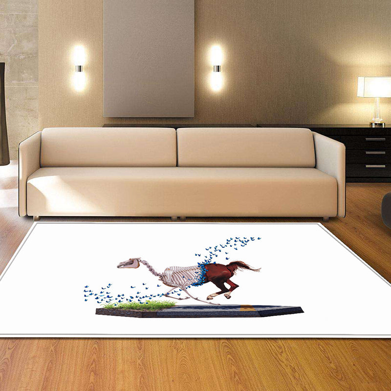 Vivolux | Trendy Hedendaagse Binnenkleed Multi Kleurig Grafisch Print Kleed Antislip Machine Wasbaar Vlekbestendig Kleed voor Woonkamer