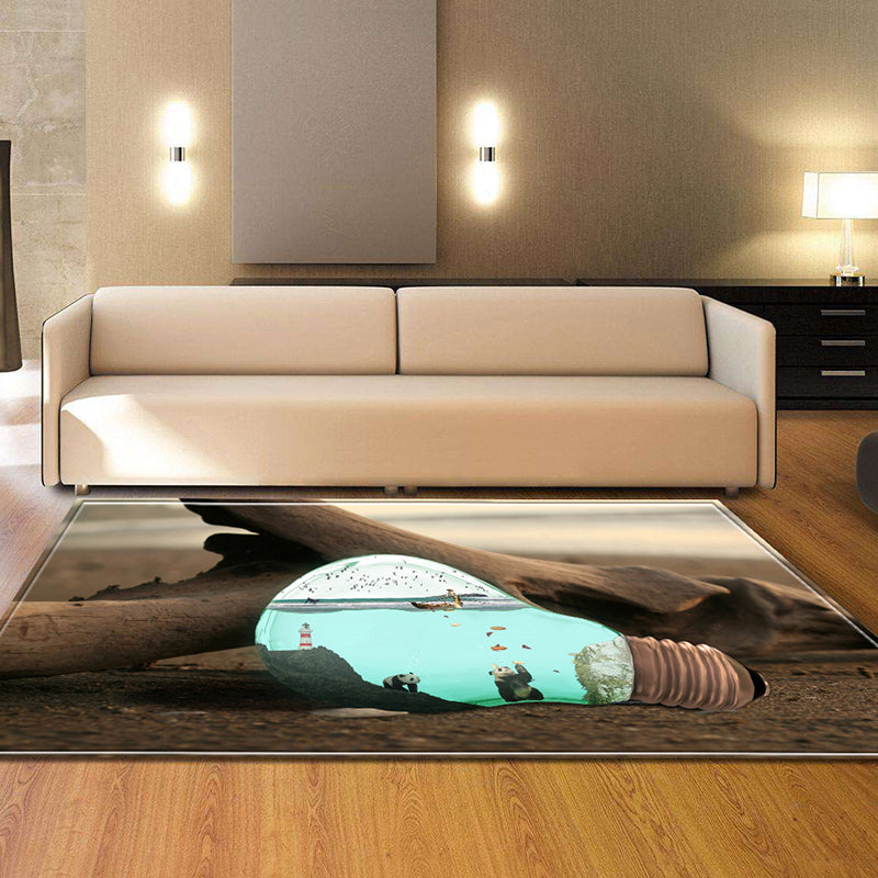 Vivolux | Trendy Hedendaagse Binnenkleed Multi Kleurig Grafisch Print Kleed Antislip Machine Wasbaar Vlekbestendig Kleed voor Woonkamer