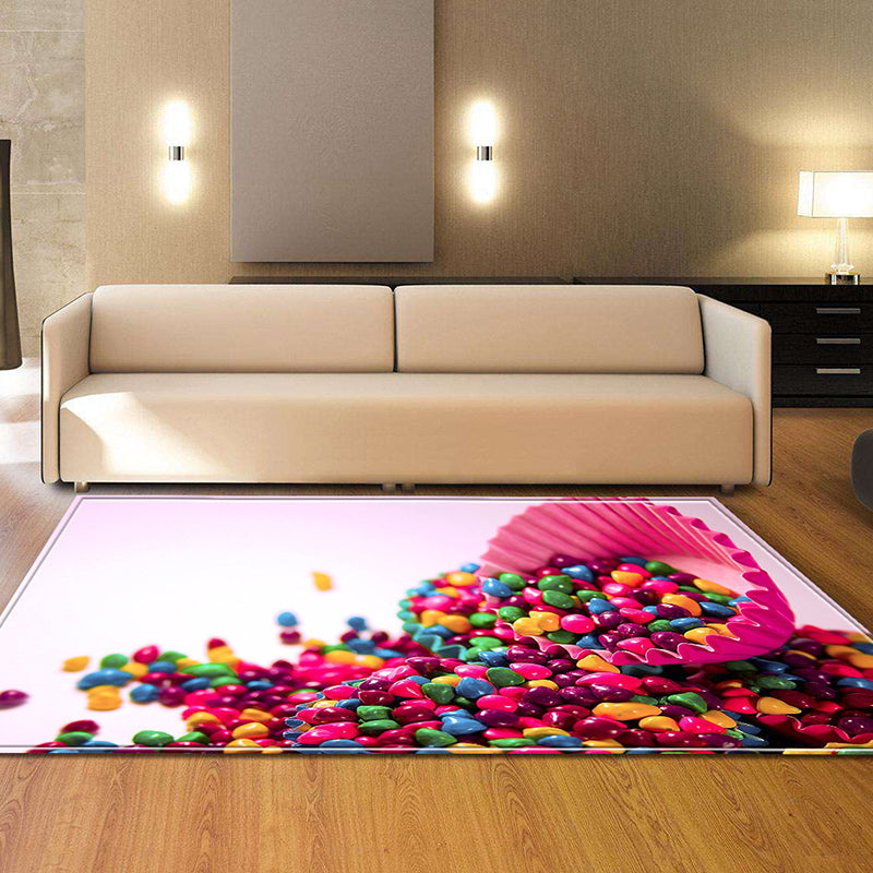 Vivolux | Trendy Hedendaagse Binnenkleed Multi Kleurig Grafisch Print Kleed Antislip Machine Wasbaar Vlekbestendig Kleed voor Woonkamer