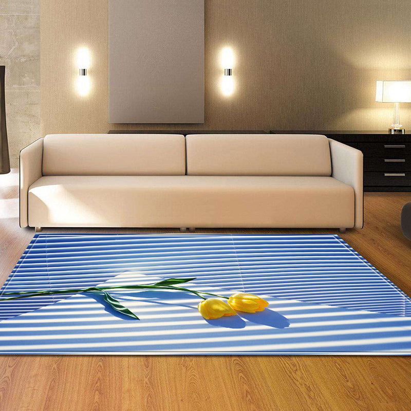 Vivolux | Trendy Hedendaagse Binnenkleed Multi Kleurig Grafisch Print Kleed Antislip Machine Wasbaar Vlekbestendig Kleed voor Woonkamer