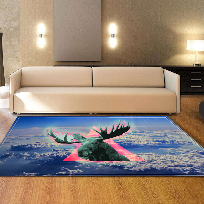 Vivolux | Trendy Hedendaagse Binnenkleed Multi Kleurig Grafisch Print Kleed Antislip Machine Wasbaar Vlekbestendig Kleed voor Woonkamer