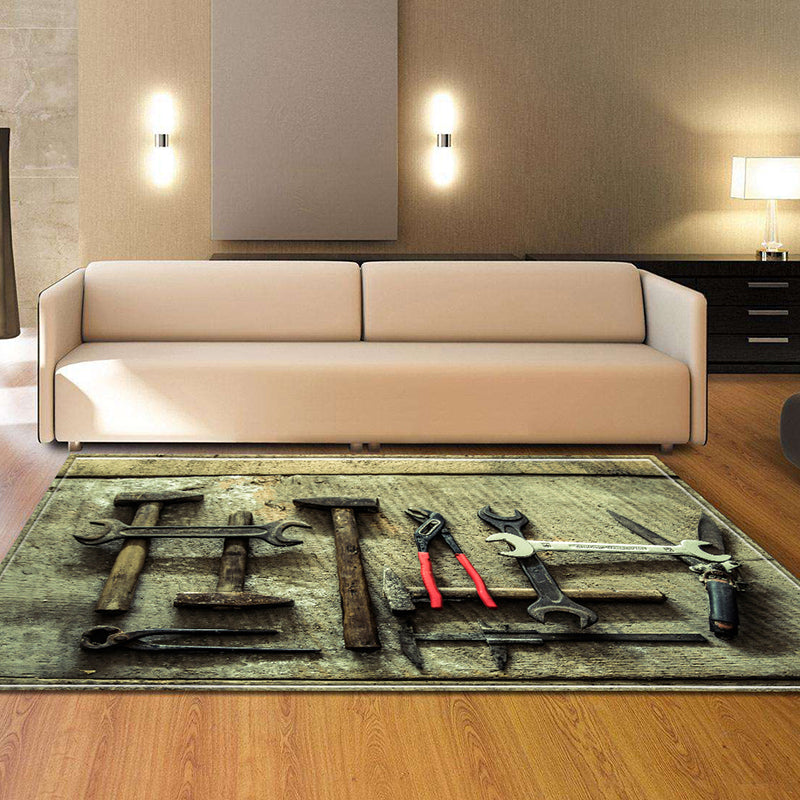 Vivolux | Trendy Hedendaagse Binnenkleed Multi Kleurig Grafisch Print Kleed Antislip Machine Wasbaar Vlekbestendig Kleed voor Woonkamer