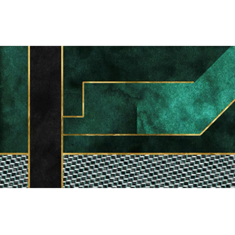 Vivolux | Retro agaat schijf print tapijt Multicolor mid-century tapijt synthetisch antislip achterkant vlekbestendig wasbaar tapijt voor woningdecoratie