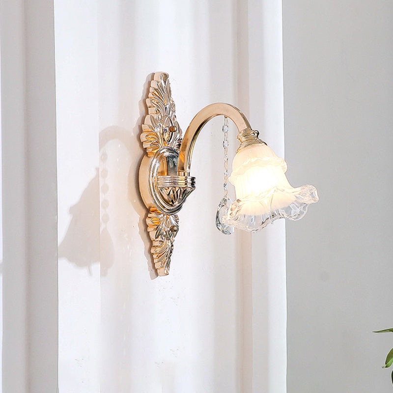 Vivolux | Verwitterte Zinkbeschattete Wandleuchte Vintage Imitations-Jade Flur Wandleuchte mit Kristallakzent