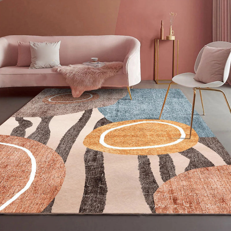 Vivolux | Noviteit Slaapkamer Tapijt Multi-kleurige Geometrische Print Binnen Tapijt Synthetisch Antislip Achterkant Wasbaar Tapijt