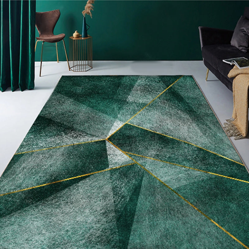Vivolux | Noviteit Slaapkamer Tapijt Multi-kleurige Geometrische Print Binnen Tapijt Synthetisch Antislip Achterkant Wasbaar Tapijt