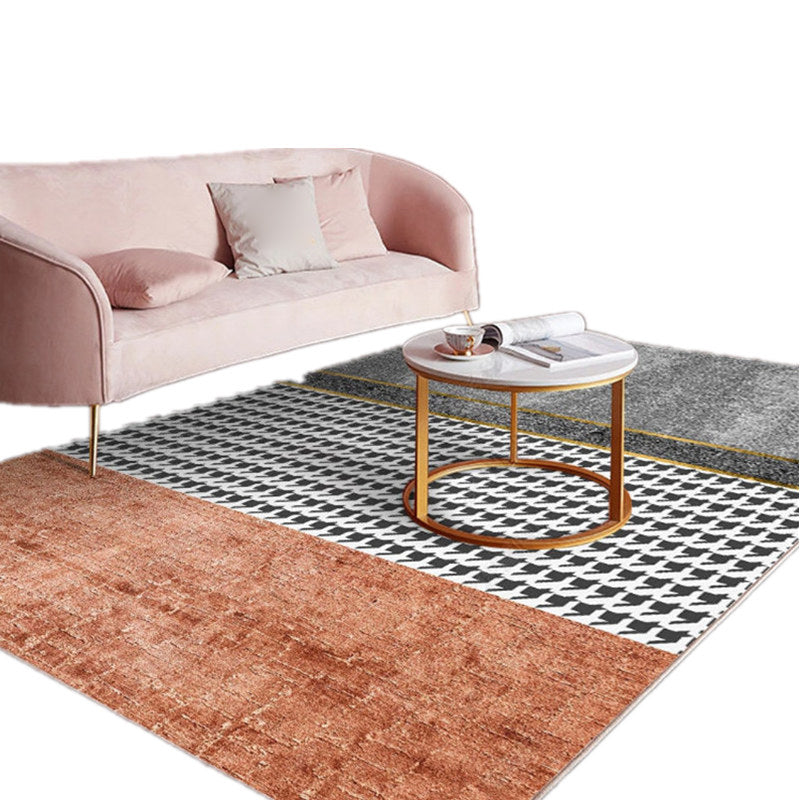 Vivolux | Noviteit Slaapkamer Tapijt Multi-kleurige Geometrische Print Binnen Tapijt Synthetisch Antislip Achterkant Wasbaar Tapijt