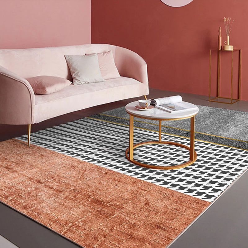 Vivolux | Noviteit Slaapkamer Tapijt Multi-kleurige Geometrische Print Binnen Tapijt Synthetisch Antislip Achterkant Wasbaar Tapijt