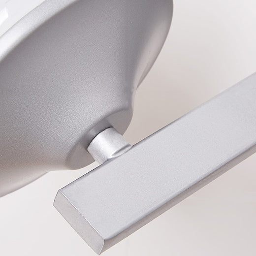 Vivolux | 1 Glühbirne Zylinder Wandleuchte Industriell Schwarz/Silber Klarglas Beleuchtung