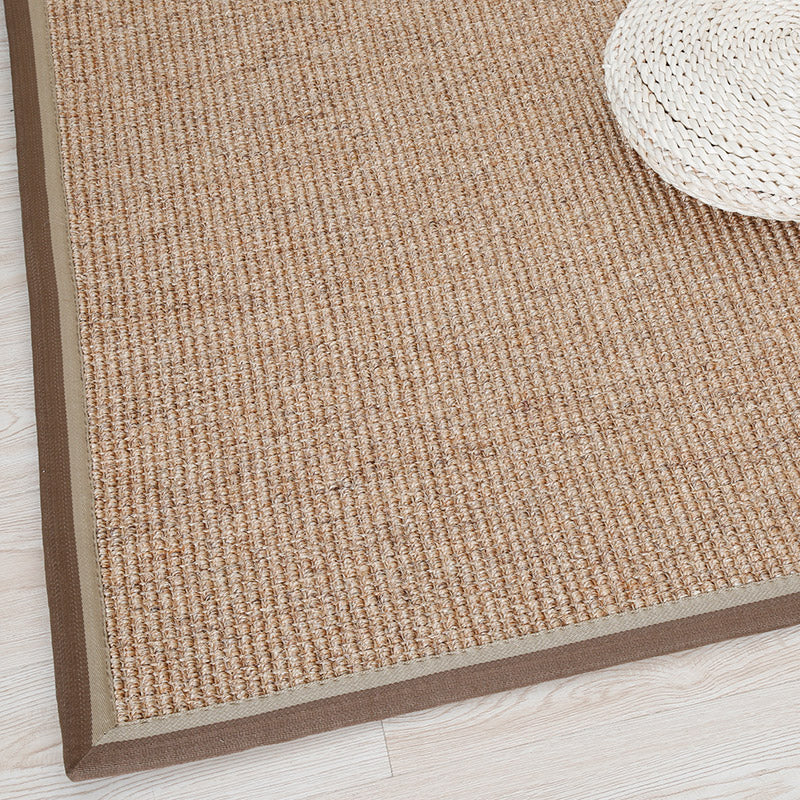 Vivolux | Primitief Multicolor Effen Vloerkleed Sisal Japanse Tapijt Wasbaar Vlekbestendig Anti-slip Vloerkleed met Stofrand voor Thuis