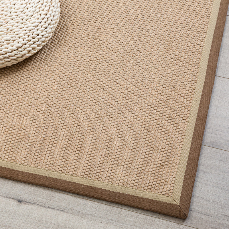 Vivolux | Primitief Multicolor Effen Vloerkleed Sisal Japanse Tapijt Wasbaar Vlekbestendig Anti-slip Vloerkleed met Stofrand voor Thuis