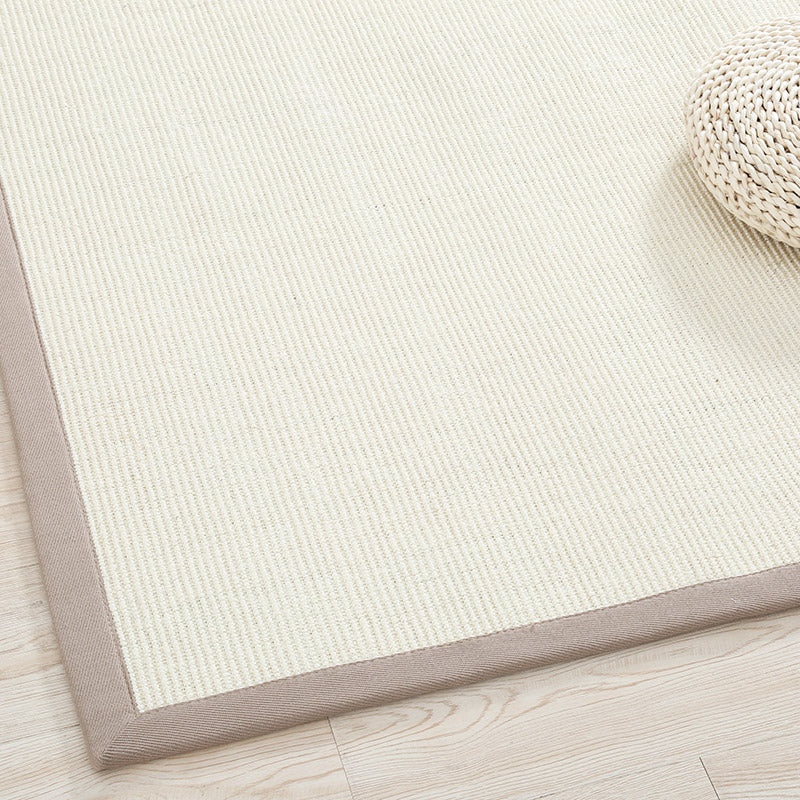 Vivolux | Primitief Multicolor Effen Vloerkleed Sisal Japanse Tapijt Wasbaar Vlekbestendig Anti-slip Vloerkleed met Stofrand voor Thuis