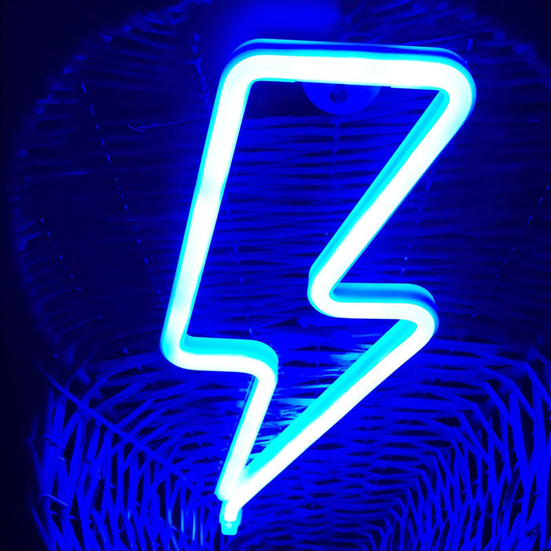 Vivolux | Thunderclap Formen LED Nachtlampe Kinder Plastik Weiß USB-Lade Tischlicht zur Dekoration