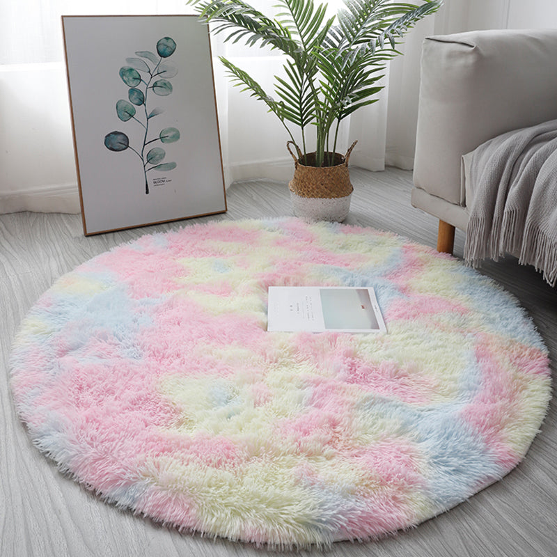 Vivolux | Veelkleurig Fancy Tapijt Polyester Effen Gekleurd Gebied Tapijt Antislip Achterkant Huisdiervriendelijk Gemakkelijke Zorg Binnen Tapijt voor Kamer