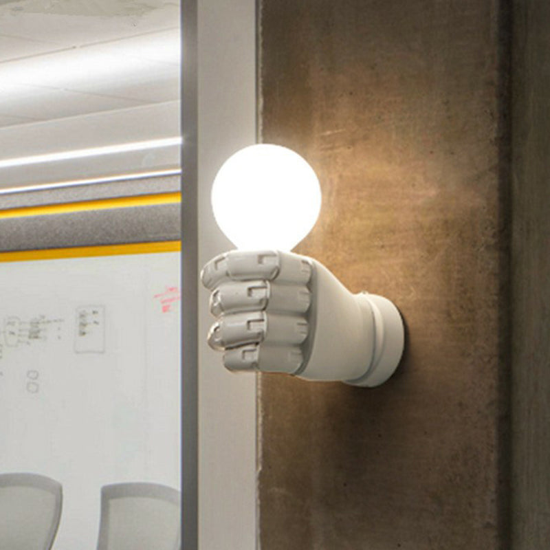 Vivolux | Resin Fist Wandleuchte Fixture Künstlerisch 1 Glühbirne Wandmontierte Beleuchtung für Restaurant