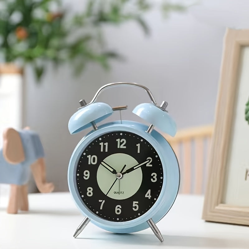 Vivolux | LuminousTime - Elegante Metallwecker mit sanfter Beleuchtung für friedliche Morgen und Nächte