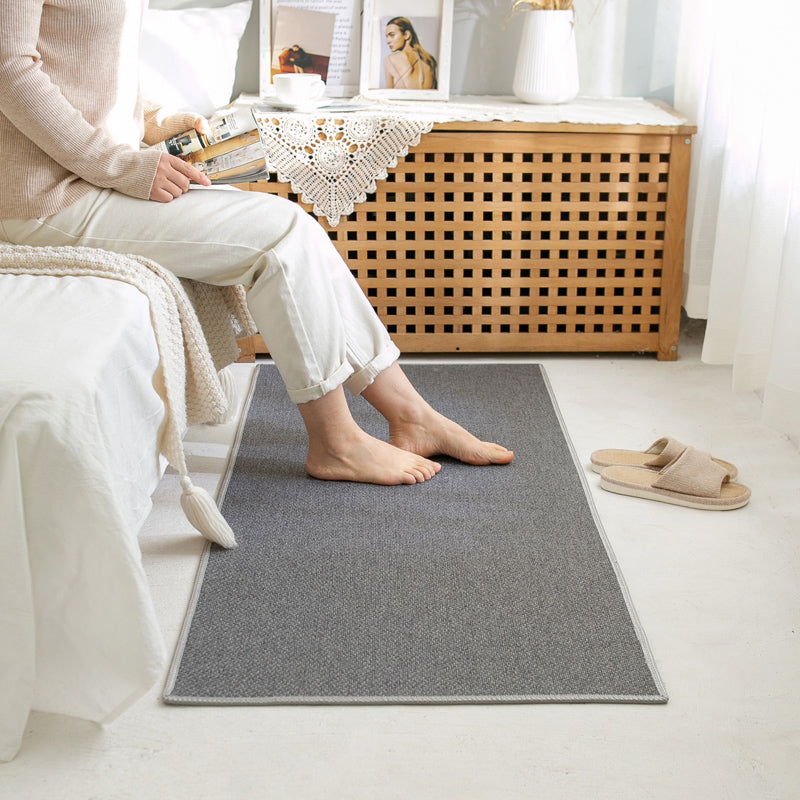Vivolux | Rustic Effen Kleuren Tapijt Multi-Kleur Jute Binnen Tapijt Antislip Achterkant Huisdiervriendelijk Eenvoudig Onderhouds Gebied Tapijt voor Slaapkamer