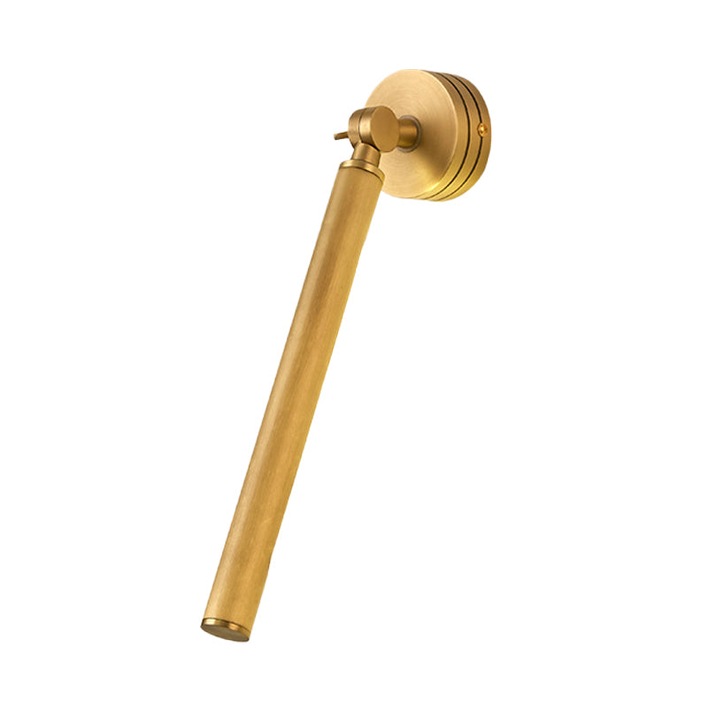 Vivolux | Tube Metal Wandlamp Traditie LED Opbouw Wandlamp in Goud met Verstelbare Arm
