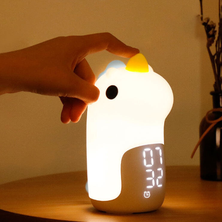 Vivolux | Unilora DreamLight Wecker | Einhorn Design | Timer & LED Nachtlicht | Kinderzimmer-Deko