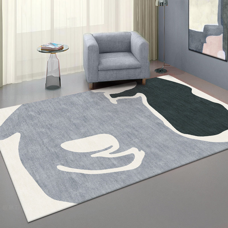 Vivolux | Scandinavisch Kleurblok Vloerkleed Multi Gekleurd Polypropyleen Gebied Vloerkleed Antislip Ondergrond Huisdier Vriendelijk Binnen Vloerkleed voor Decor