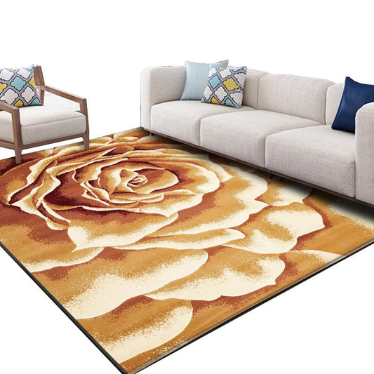 Vivolux | Nordic Abstract Bedruckter Teppich Mehrfarbig Polyester Bereichsteppich Rutschfeste Rückseite Haustierfreundlicher Innenraumteppich für das Wohnzimmer