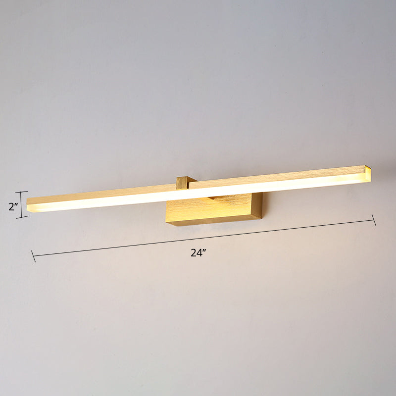 Vivolux | Goldene Badezimmerlampe LED Modernes Design