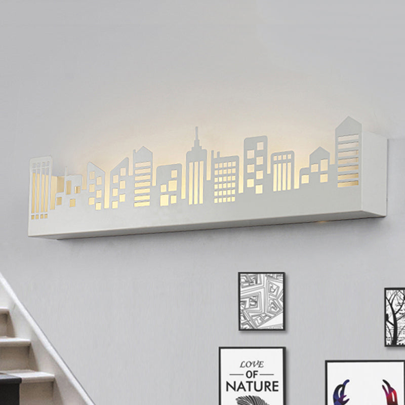 Vivolux | Stijlvolle Monochrome LED Wandlamp Metalen Moderne Stad Uitzicht Woonkamer