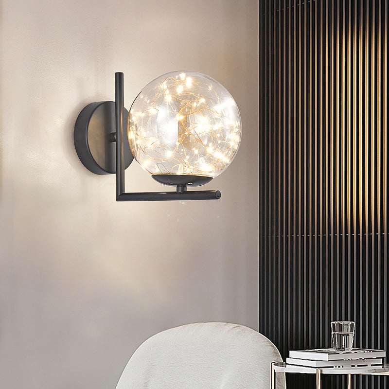 Vivolux | 1 Kopf Umgebungsbeleuchtung Wandlampe Kreative Sternenlicht Wandlampe für Schlafzimmer