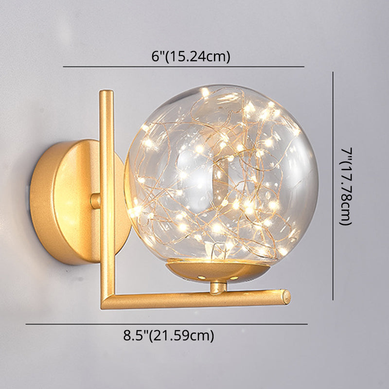 Vivolux | 1 Kopf Umgebungsbeleuchtung Wandlampe Kreative Sternenlicht Wandlampe für Schlafzimmer