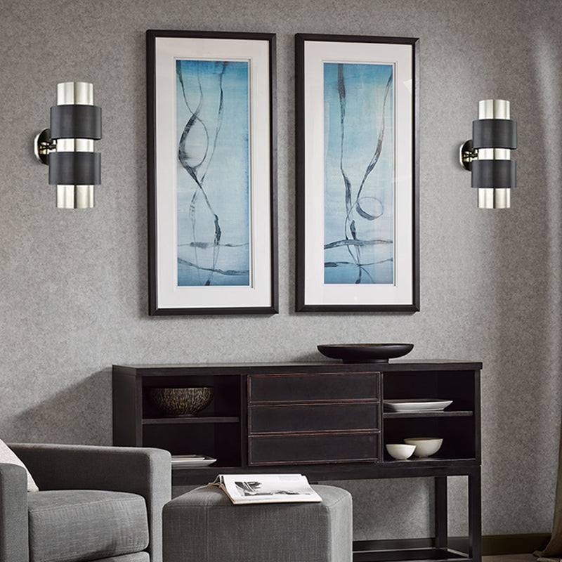 Vivolux | Zilindrische slaapkamer wandlamp kolonialisme metaal enkele licht goud/zilver wandverlichting sconce