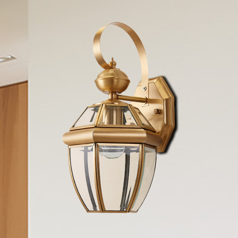 Vivolux | Traditionele Urn Wandlamp Metaal 1 Lamp Muur Bevestigde Verlichting in Messing voor Eetkamer