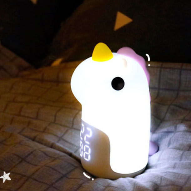 Vivolux | Unilora DreamLight Wecker | Einhorn Design | Timer & LED Nachtlicht | Kinderzimmer-Deko
