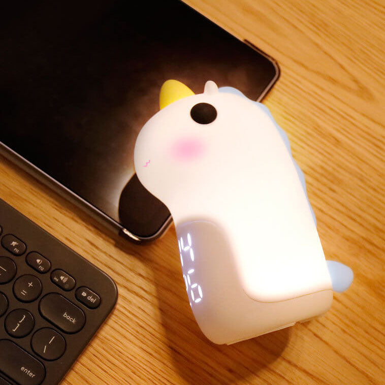 Vivolux | Unilora DreamLight Wecker | Einhorn Design | Timer & LED Nachtlicht | Kinderzimmer-Deko