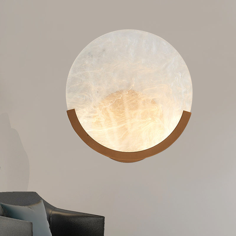 Vivolux | 8"/9" H 1 Licht Ronde Wand Gemonteerde Licht Traditioneel Wit Acryl Wandlamp voor Eetkamer
