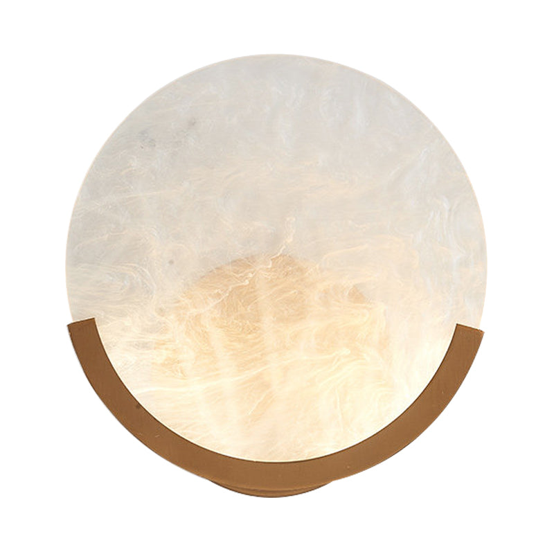 Vivolux | 8"/9" H 1 Licht Ronde Wand Gemonteerde Licht Traditioneel Wit Acryl Wandlamp voor Eetkamer