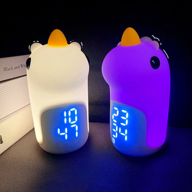 Vivolux | Unilora DreamLight Wecker | Einhorn Design | Timer & LED Nachtlicht | Kinderzimmer-Deko