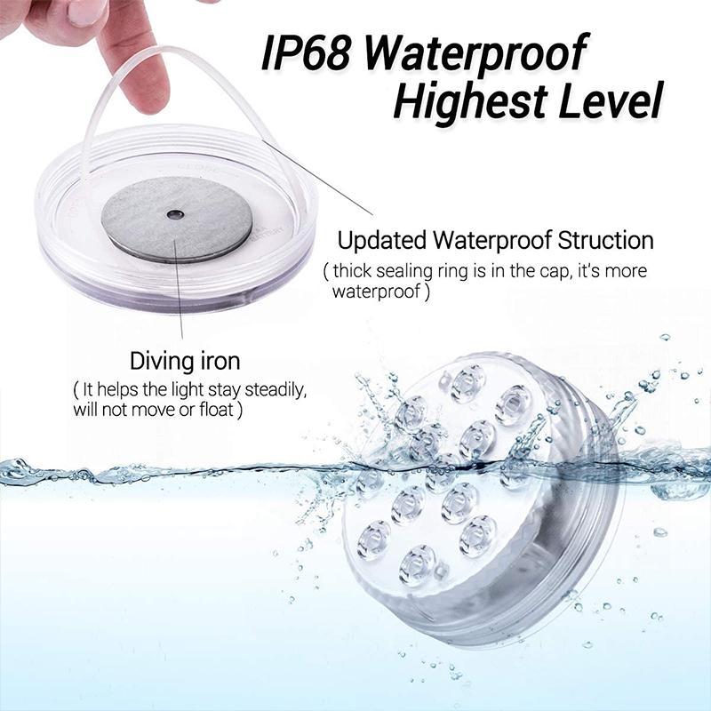 Vivolux | Fernbedienung wasserdichte Magnet-Saug-LED-Lampe