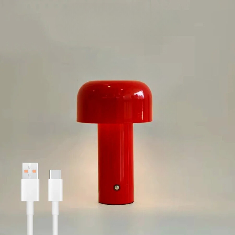 Vivolux | Frendorf - Wiederaufladbare Pilz-LED-Tischlampe für eine gemütliche Atmosphäre
