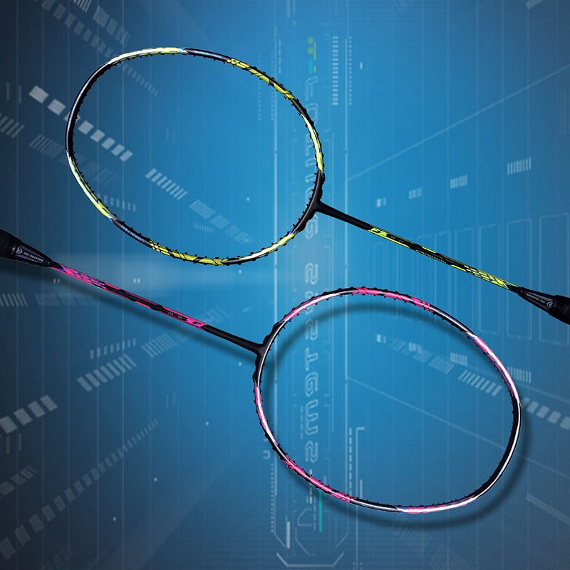 Vivolux | Offensive Badmintonschläger mit sekundärer Verstärkung aus 32 Pfund Kohlefaser