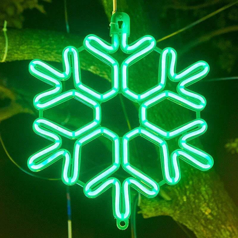 Vivolux | Wasserdichtes LED Schneeflockenlicht für festliche Winterdekoration